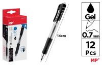 Opakowanie Długopis żelowy 0,7mm czarny (12szt)