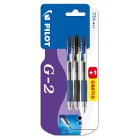 Długopis żelowy G2 niebieski 2szt. + czarny 1 szt. Pilot. Wydawca: Pilot. SmakLiter.pl Opakowanie Długopis żelowy G2 niebieski 2szt. + czarny 1 szt. Pilot