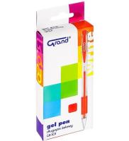 Długopis żelowy GR-101 czerwony (12szt). Wydawca: Grand. SmakLiter.pl Opakowanie Długopis żelowy GR-101 czerwony (12szt)