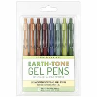 Długopisy żelowe Earth-Tone 8 kolorów. Wydawca: Peter Pauper Press. SmakLiter.pl Opakowanie Długopisy żelowe Earth-Tone 8 kolorów