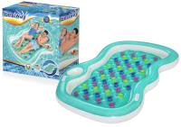 Opakowanie Dmuchany materac dwuosobowy niebieski 216x178cm