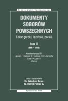 Dokumenty Soborów Powszechnych T.3 (1414-1445) TW. Autor: Baron Arkadiusz, Henryk Pietras SJ. SmakLiter.pl Okładka książki Dokumenty Soborów Powszechnych T.3 (1414-1445) TW