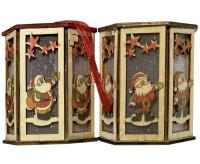 Opakowanie Domek drewniany lampion ze światłem