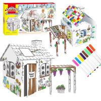 Opakowanie Domek kartonowy do malowania