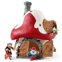 Opakowanie Domek Smerfów + 2 figurki