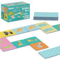 Domino rysunkowe Safari. Wydawca: Boppi. SmakLiter.pl Opakowanie Domino rysunkowe Safari