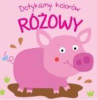 Okładka książki Dotykamy kolorów. Różowy