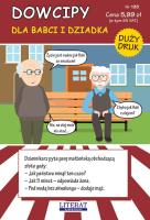 Dowcipy. Dla babci i dziadka. Autor: Adamczewski Przemysław. SmakLiter.pl Okładka książki Dowcipy. Dla babci i dziadka