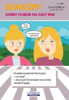 Dowcipy. Dobry humor na cały rok. Autor: Adamczewski Przemysław. SmakLiter.pl Okładka książki Dowcipy. Dobry humor na cały rok