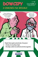 Dowcipy. O zdrowiu na wesoło. Autor: Adamczewski Przemysław. SmakLiter.pl Okładka książki Dowcipy. O zdrowiu na wesoło
