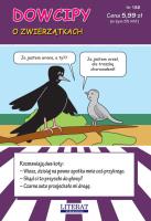 Dowcipy. O zwierzątkach. Autor: Mądraszewska Monika, Karol Skwira. SmakLiter.pl Okładka książki Dowcipy. O zwierzątkach