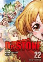 Dr Stone. Tom 22. Autor: Riichiro Inagaki, Boiichi. SmakLiter.pl Okładka książki Dr Stone. Tom 22