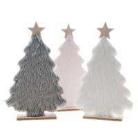 Opakowanie Drewniana choinka z futerkiem