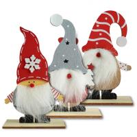 Opakowanie Drewniana dekoracja skrzat MIX