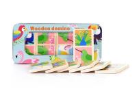 Opakowanie Drewniana gra domino ptaszki