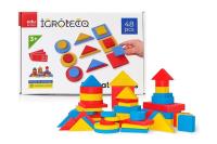 Opakowanie Drewniana gra logiczna 48 elementów