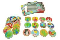 Opakowanie Drewniana gra memory - ptaszki