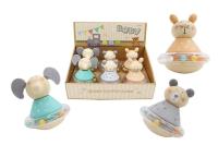 Opakowanie Drewniana grzechotka/wańka-wstańka mix