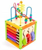 Opakowanie Drewniana kostka edukacyjna sorter