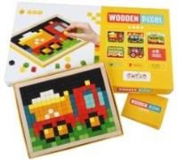 Drewniana mozaika. Wydawca: CUBIKA. SmakLiter.pl Opakowanie Drewniana mozaika