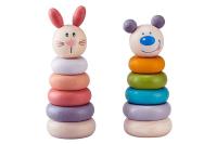 Drewniana piramidka - zwierzątko mix. Wydawca: Artyk. SmakLiter.pl Opakowanie Drewniana piramidka - zwierzątko mix