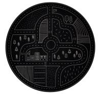 Drewniana tablica kredowa - Jezdnia. Wydawca: Milin. SmakLiter.pl Opakowanie Drewniana tablica kredowa - Jezdnia