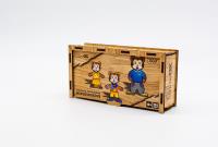 Drewniana układanka - Niedźwiedzie. Wydawca: PuzzleOK. SmakLiter.pl Opakowanie Drewniana układanka - Niedźwiedzie