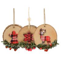 Opakowanie Drewniana zawieszka