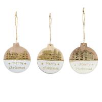 Opakowanie Drewniana zawieszka