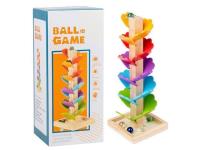 Opakowanie Drewniana zjeżdżalnia dla kulek