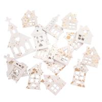 Drewniane domki 17szt. Wydawca: Dalprint. SmakLiter.pl Opakowanie Drewniane domki 17szt