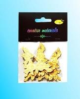 Opakowanie Drewniane elementy w kształcie róż 7,5cm 3szt