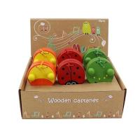 Opakowanie Drewniane kastaniety zwierzątka mix