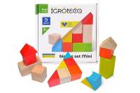 Opakowanie Drewniane klocki - kostki 9 elementów