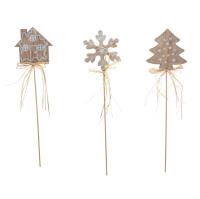 Opakowanie Drewniane piki - mix świątecznych wzorów