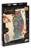 Opakowanie Drewniane puzzle 2D Sowa 130 elemenów