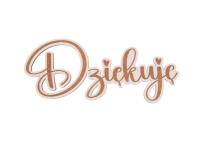 Drewniany napis - Dziękuję 5szt biały. Wydawca: CRESCO. SmakLiter.pl Opakowanie Drewniany napis - Dziękuję 5szt biały