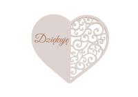 Drewniany napis - Dziękuję 5szt biały. Wydawca: CRESCO. SmakLiter.pl Opakowanie Drewniany napis - Dziękuję 5szt biały