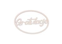 Drewniany napis - Gratulacje 5szt biały. Wydawca: CRESCO. SmakLiter.pl Opakowanie Drewniany napis - Gratulacje 5szt biały