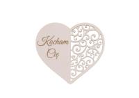 Drewniany napis - Kocham Cię 5szt biały. Wydawca: CRESCO. SmakLiter.pl Opakowanie Drewniany napis - Kocham Cię 5szt biały