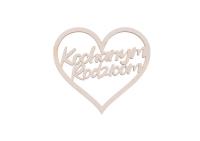 Drewniany napis - Kochanym Rodzicom 5szt biały. Wydawca: CRESCO. SmakLiter.pl Opakowanie Drewniany napis - Kochanym Rodzicom 5szt biały