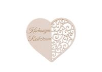 Drewniany napis - Kochanym Rodzicom 5szt biały. Wydawca: CRESCO. SmakLiter.pl Opakowanie Drewniany napis - Kochanym Rodzicom 5szt biały