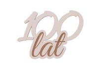 Drewniany napis - Sto lat 5szt biały. Wydawca: CRESCO. SmakLiter.pl Opakowanie Drewniany napis - Sto lat 5szt biały