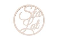 Drewniany napis - Sto lat 5szt biały. Wydawca: CRESCO. SmakLiter.pl Opakowanie Drewniany napis - Sto lat 5szt biały