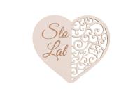 Drewniany napis - Sto lat 5szt biały. Wydawca: CRESCO. SmakLiter.pl Opakowanie Drewniany napis - Sto lat 5szt biały