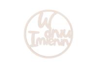 Drewniany napis - W dniu imienin 5szt biały. Wydawca: CRESCO. SmakLiter.pl Opakowanie Drewniany napis - W dniu imienin 5szt biały