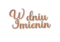 Drewniany napis - W dniu imienin 5szt biały. Wydawca: CRESCO. SmakLiter.pl Opakowanie Drewniany napis - W dniu imienin 5szt biały
