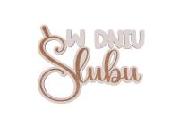 Drewniany napis - W dniu ślubu 5szt biały. Wydawca: CRESCO. SmakLiter.pl Opakowanie Drewniany napis - W dniu ślubu 5szt biały