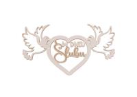 Drewniany napis - W dniu ślubu 5szt biały. Wydawca: CRESCO. SmakLiter.pl Opakowanie Drewniany napis - W dniu ślubu 5szt biały