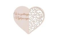 Drewniany napis - Wszystkiego najlepszego 5szt. Wydawca: CRESCO. SmakLiter.pl Opakowanie Drewniany napis - Wszystkiego najlepszego 5szt